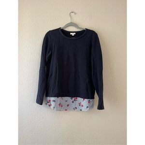 J Jill layered sweater‎ size small